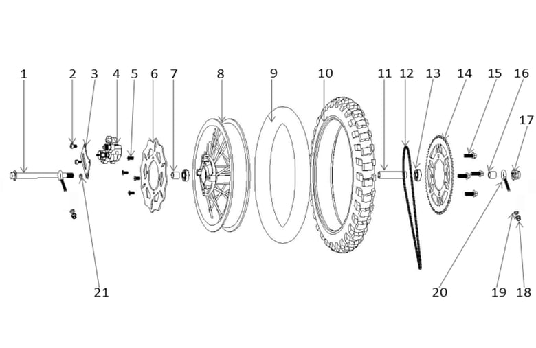 ROUE ARRIERE