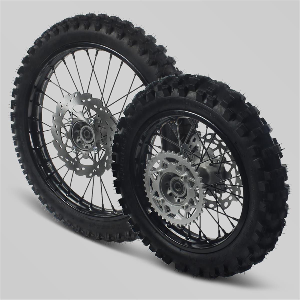Pack de roue complète 14"/17" pour Dirt Bike / Pit Bike / Minimoto |  Smallmx - Dirt bike, Pit bike, Quads, Minimoto