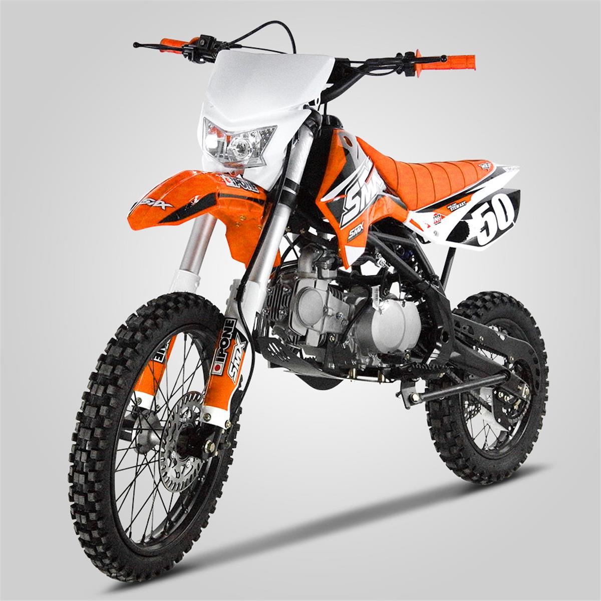 orange dirt bike