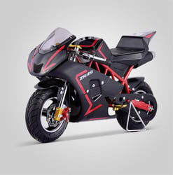 Kit carrosserie rouge pour pocket course, pocket piste, pocket bike