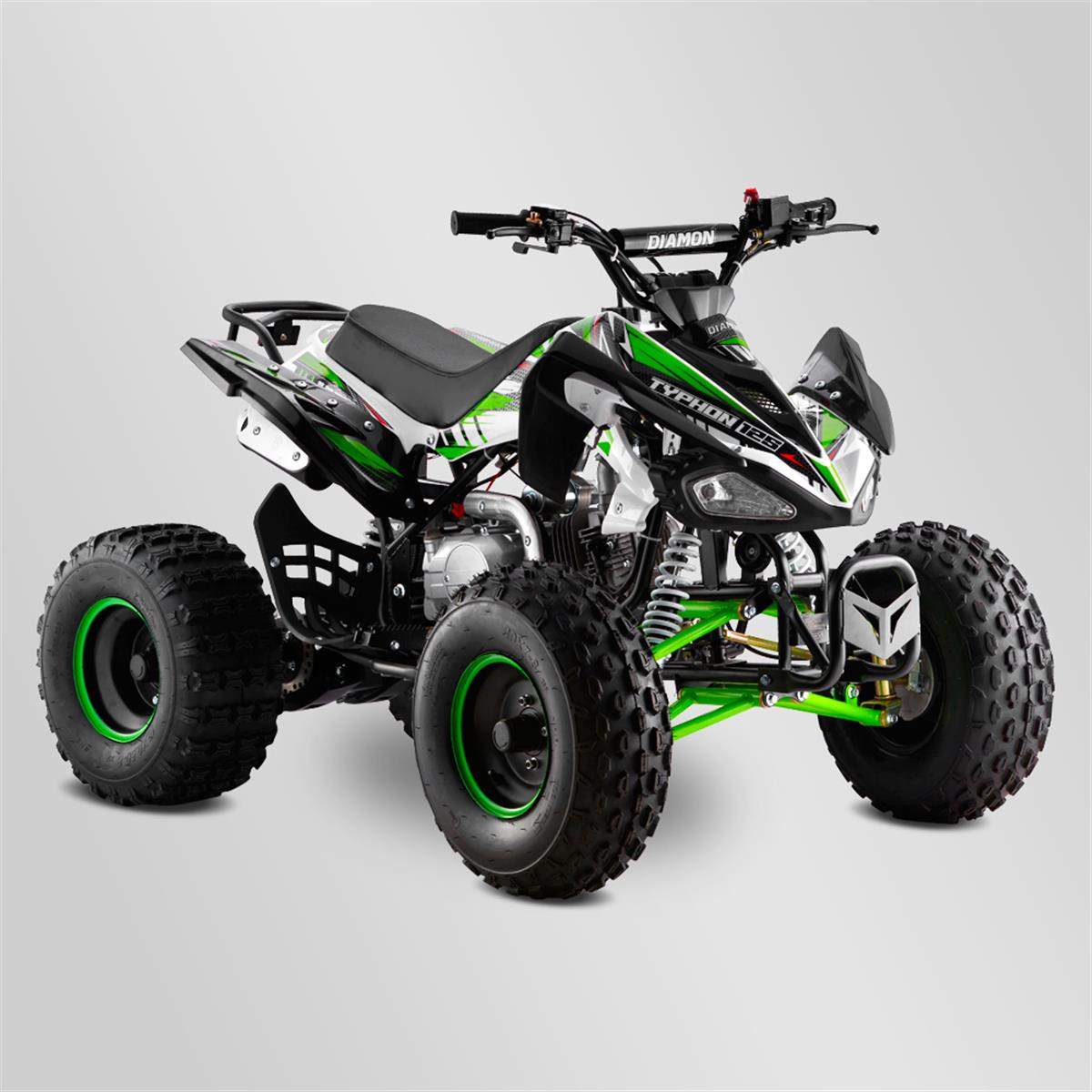 Quad pas cher pour enfants 125cc Typhon vert | Smallmx - Dirt bike, Pit  bike, Quads, Minimoto