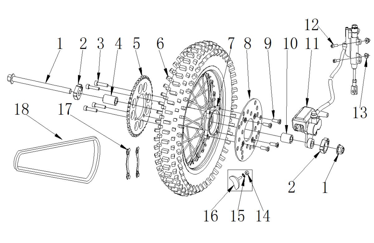 ROUE ARRIERE