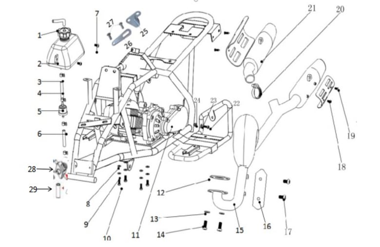 MOTEUR / ECHAPPEMENT