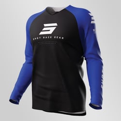 Maillot cross shot raw escape Bleu