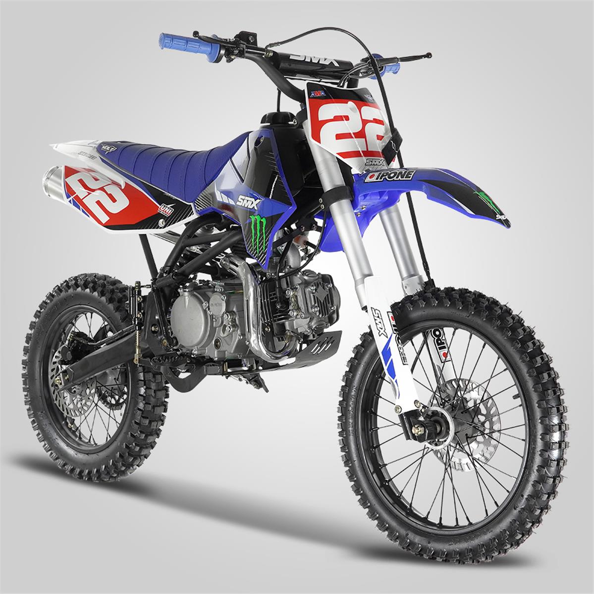 Dirt Bike smx expert 150cc 14/17 monster bleu smallmx Smallmx