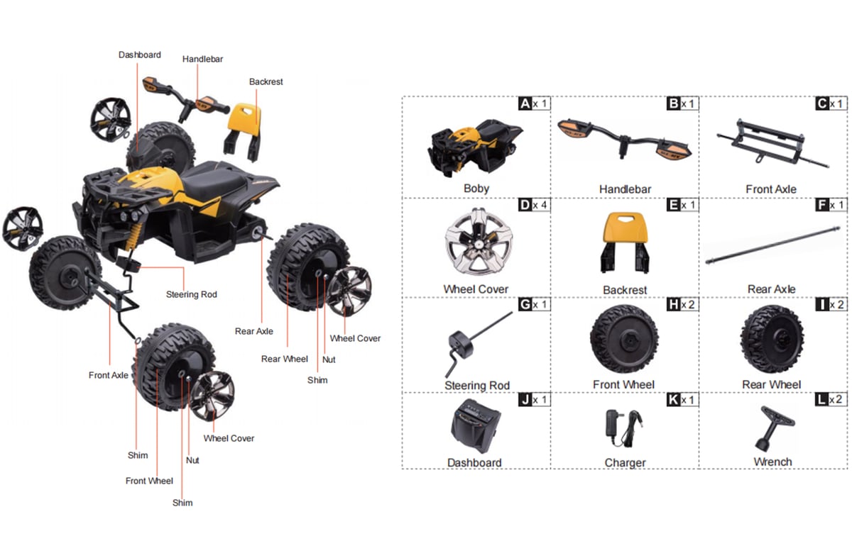 Voiture enfant électrique jeep willys 1 place  Smallmx - Dirt bike, Pit  bike, Quads, Minimoto