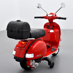 Scooter Piaggio Vespa PX150 Bleu électrique pour enfant 12 volts