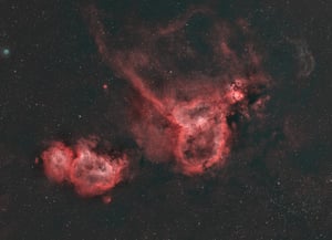 Heart and Soul Nebula HOO