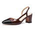 2 Tones Slingback Pumps - PatentChoc
