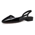 2 Tones Slingback Flat - PatentBlack
