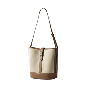 Cowhide Leather Shoulder Bag for Women with Unique Design