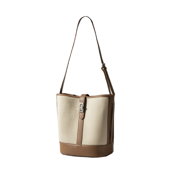 MiraAzzurra Bags | Cowhide Leather Shoulder Bag for Women with Unique Design