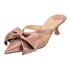 Kitten Heel Mules Closed Pointed Toe Mules - Nude
