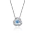 Birthstone Necklaces for Women 925 Sterling Silver - Blue