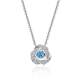 Birthstone Necklaces for Women 925 Sterling Silver