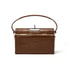 Retro crocodile pattern handbag - Brown
