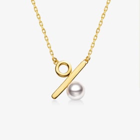 100% Single Pearl Necklace