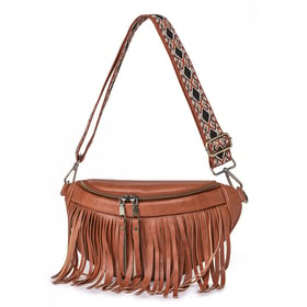 Vintage tassel crossbody bag