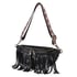 Vintage tassel crossbody bag - Black