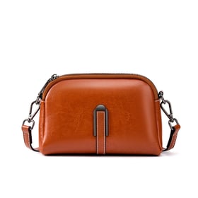 Cow Leather crossbody small square bag