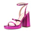 Chunky heel strapy platform heel sandals - Purple