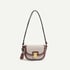Saddle bag women's crossbody bag mini small shoulder bag retro shoulder bag - Brown