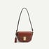 Saddle bag women's crossbody bag mini small shoulder bag retro shoulder bag - Brown1