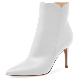 Pointed toe stiletto heel ankle boots