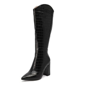Pointed Toe Knee-high Boot