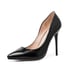 Women Pointed Toe Stiletto Heels Pumps - Black