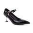 Women's Kitten Heels  Double Wear Work Dress Shoes - Black