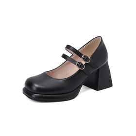 Platform Heels Mary Jane Pumps