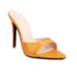 Women Stiletto Heels Pointed Toe Open Toe Sandals - Yellow