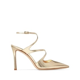 Women Pointed Toe Stiletto Heels Hollow Out Pumps With Buckle