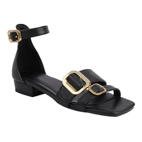 Flat Sandals Open Square Toes