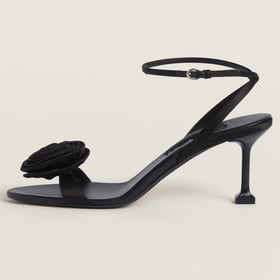 Women Stiletto Heels Open Toe Flower Sandals With Buckle