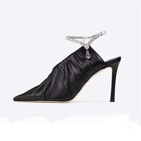 Women Pumps Pointed Toe Stiletto Heels Pumps With Hook And Loop