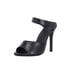 Women Pumps OpenToe Stiletto Heels Splicing Pumps - Black