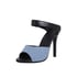 Women Pumps OpenToe Stiletto Heels Splicing Pumps - Blue