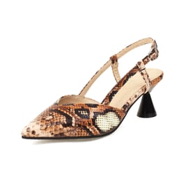 Women Pumps Pointed Toe Kitten Heels Pumps With Slingback