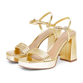 Women Platform Sandals Ankle Strap Open Toe Block Heels Sandals With Buckle Summer Shoes