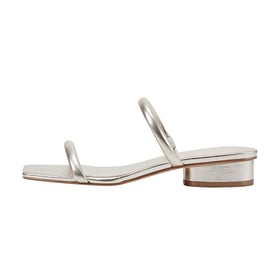 Women Thicker Strap Sandals Open Square Toe Low Heels Sandals Slip On Summer Shoes