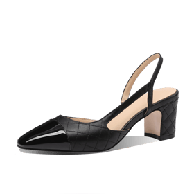 Two Tones Slingback Pumps