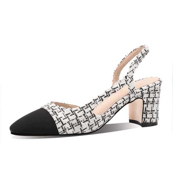 MiraAzzurra Shoes | 2 Tones Slingback Pumps 65 - Color No.10