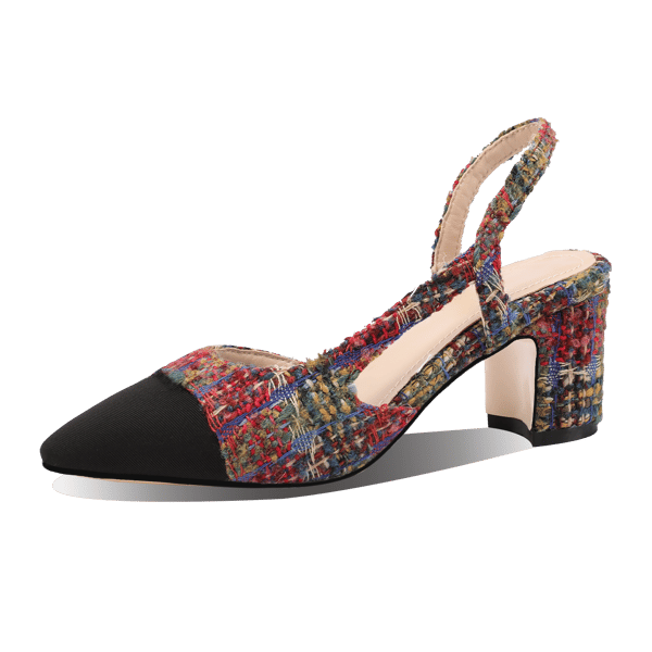 MiraAzzurra Shoes | 2 Tones Slingback Pumps 65 - Color No.9