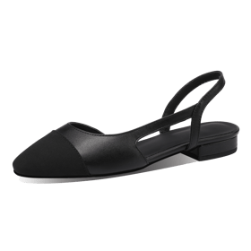 Two Tones Slingback Flats