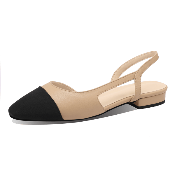 MiraAzzurra Shoes | 2 Tones Slingback Flat