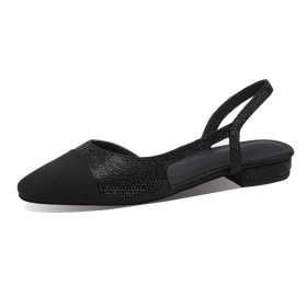 Two Tones Slingback Flats