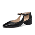 Ankle Strap Tones Sandal - Black