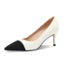 Stiletto Two Tones Pumps - White